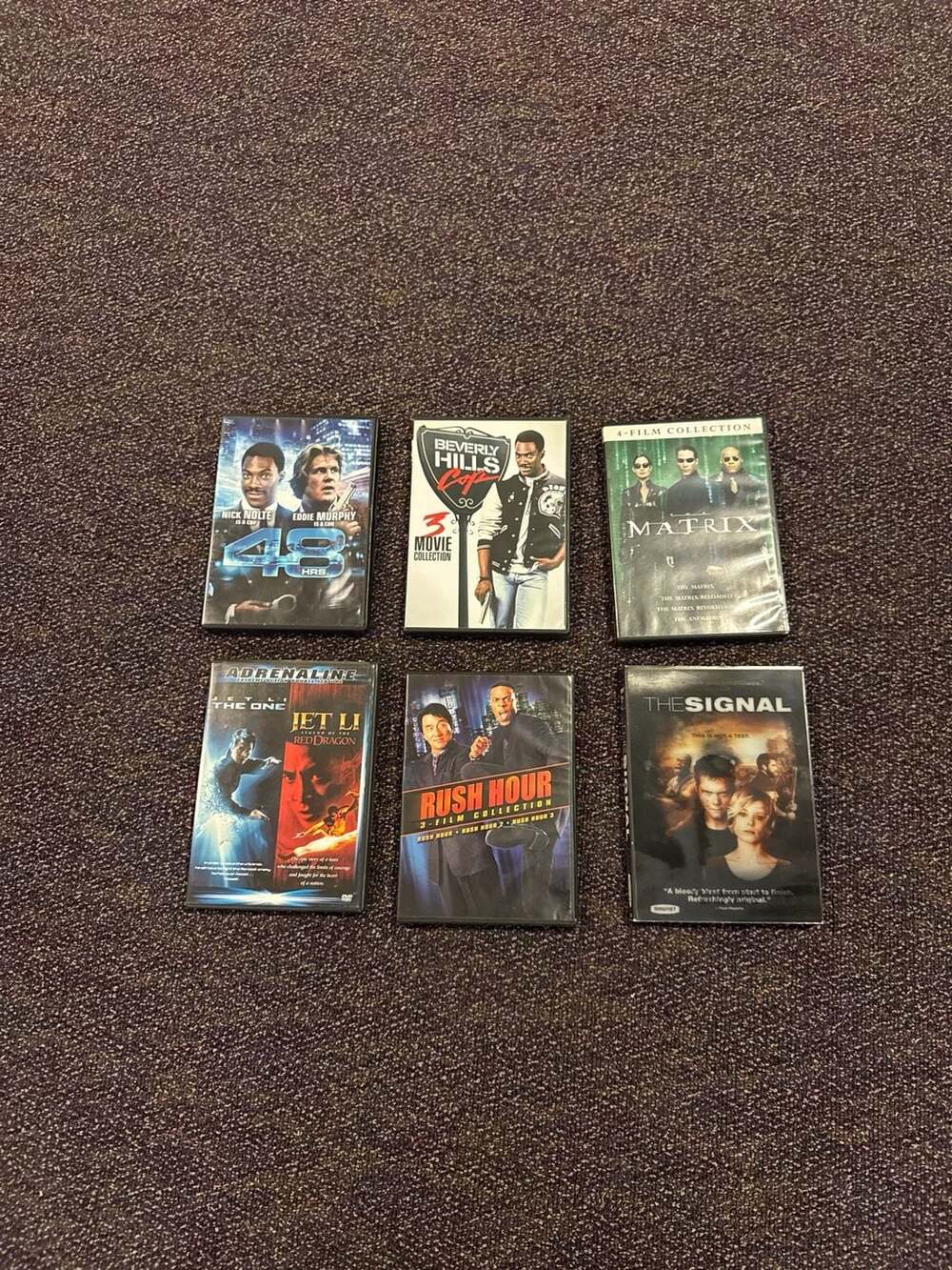 Lot of 6 Action Movie DVD Collections